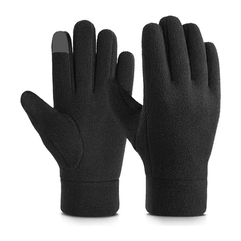 AT Sports Warm Winter Gloves Polar Fleece Cold Weather Gloves Touch Screen Women and Men Thermal Gloves for Running Hiking