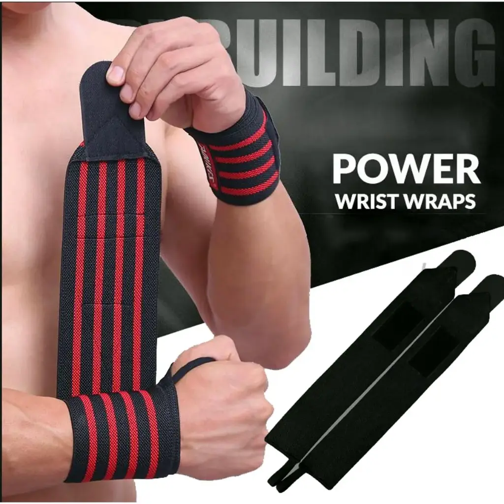 AT Sports Weightlifting Wrist Wrap | hand wrap| Gym | Good Quality for men