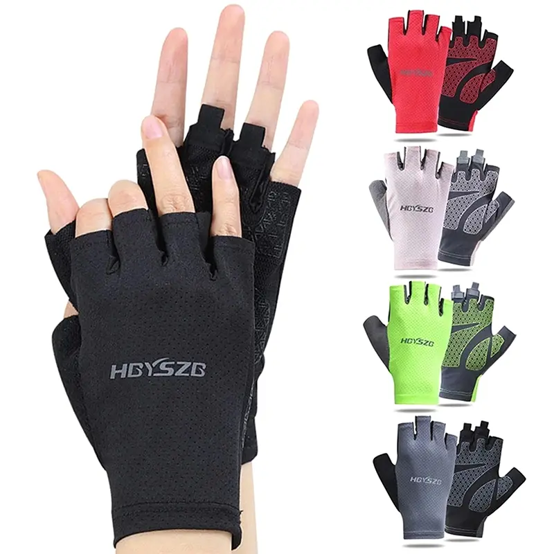 AT Sports Weightlifting Gym Gloves Fitness Wrist Wraps Exercise Black and Gray | Gloves for Workout | Sports Gloves