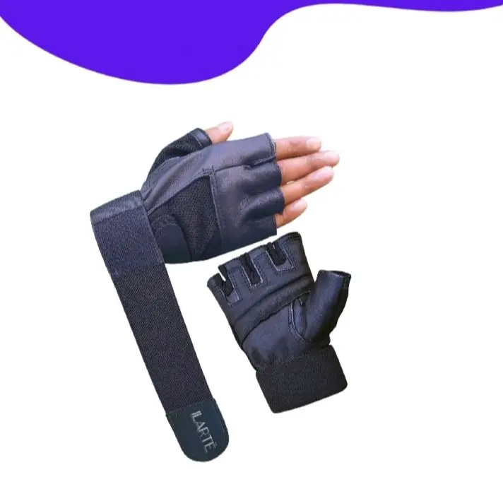 Weightlifting Gym Gloves Fitness Wrist Wraps Exercise