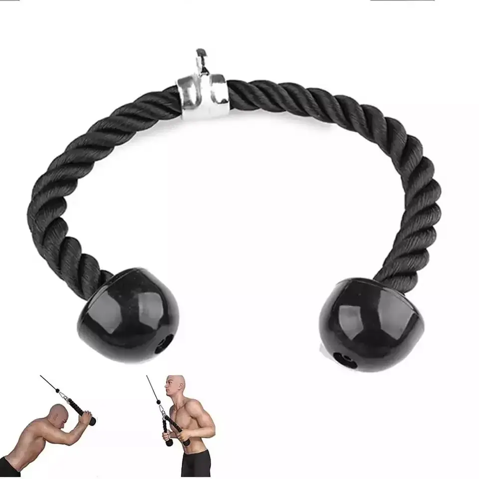 IMPORTED Muscle Exercise Rope Tricep Rope Biceps Band Pull Rope Fitness Equipment Bodybuilding Muscle Training Arm Shoulder Strength Band