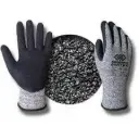AT Sports Anti-Cut Grey Resistant Gloves Breathable Anti Cut Gloves Stab Resistant Stainless Steel Metal Mesh Work Butcher Gloves, handling sharp objects Outdoor Fish, Meat Knife Cutting Tackle