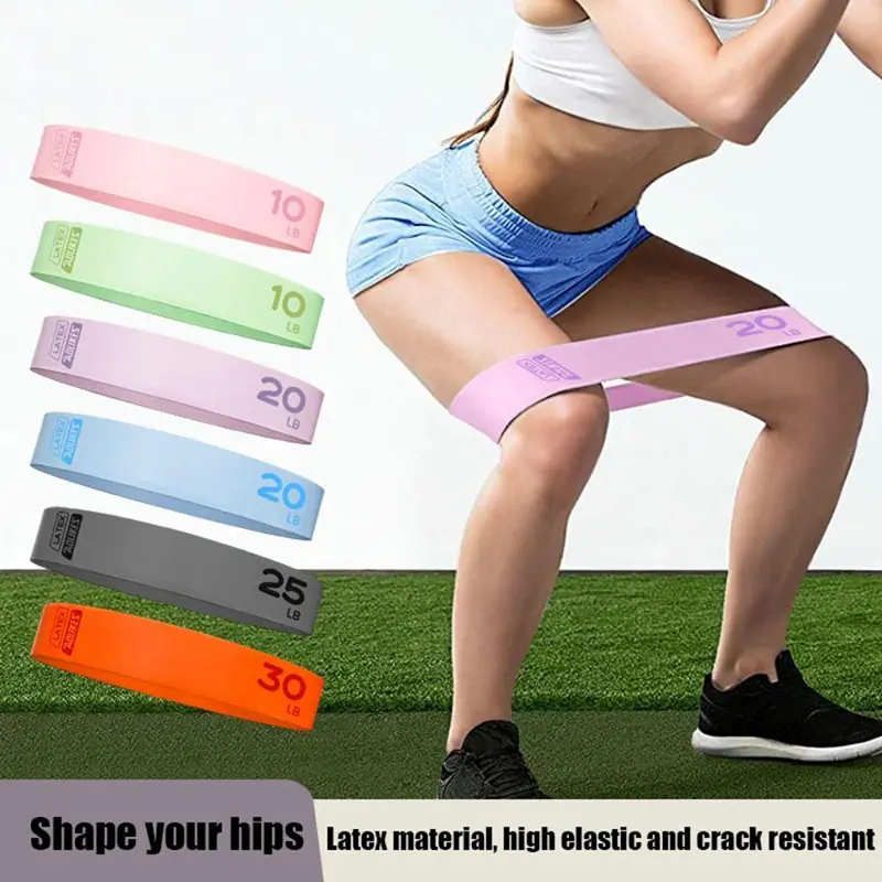 AT Sports Yoga Latex Stretch Bands Lift Hips And Legs Stretch Circle Fitness Plastic Leg Exercise Core Strength Encounter