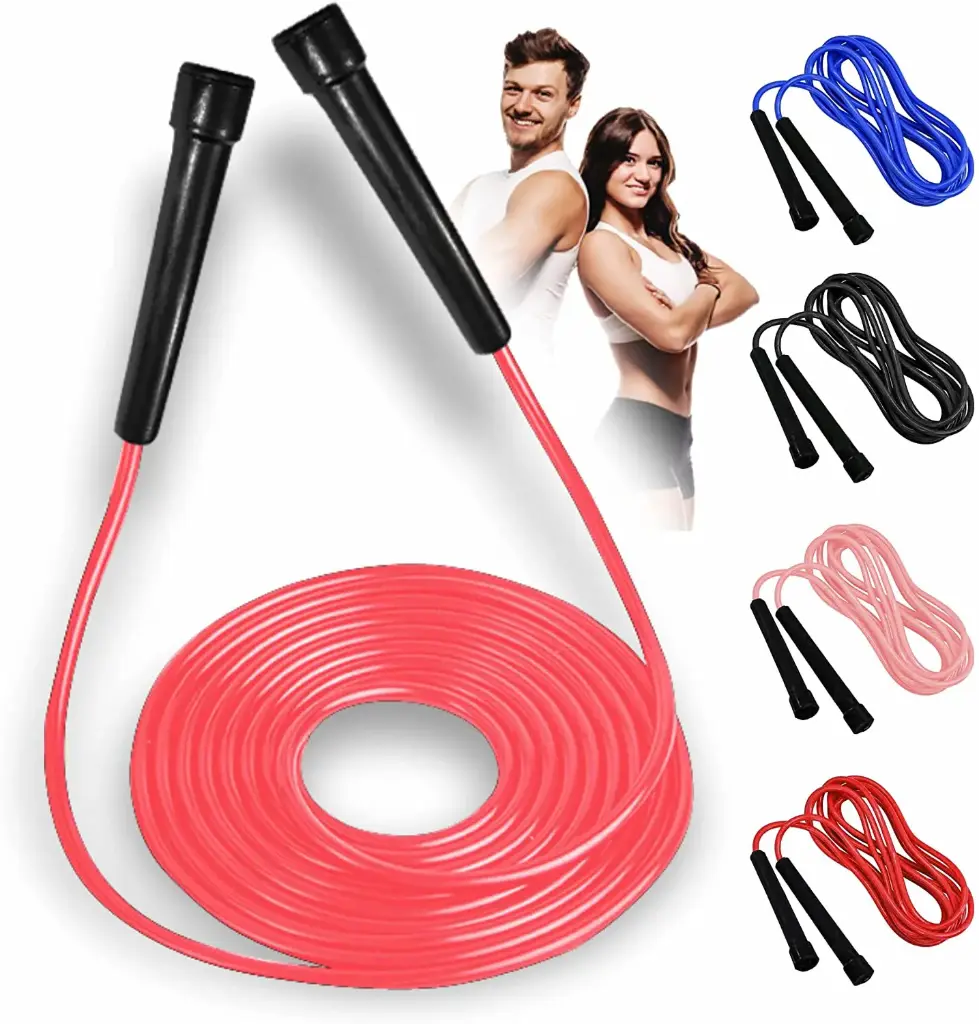 Pink Power Fitness Jumping Rope for Adults – Stylish Skipping Rope for Weight Loss & Cardio Training