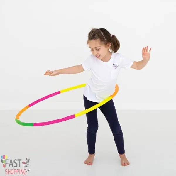 AT Sports Hula Hoop for Kids, Detachable Adjustable Size Kids Hula Hoop, Suitable for Girls, Boys and Pet Training
