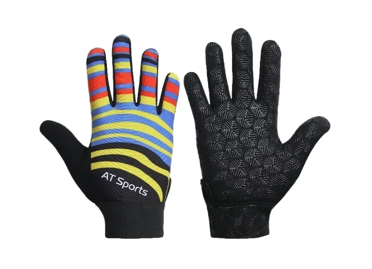 AT Sports Child Gloves /Tape Ball Gloves/ batting gloves/ inner gloves/ full finger gloves /badminton Gloves (Best Gloves For 9-13 years old Child )