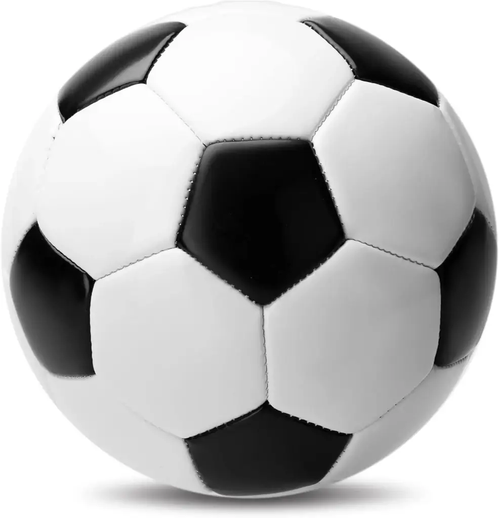 AT Sports Football Professional Size 5, 3, 4– PU Leather Hybrid Thermo Soccer Ball | Waterproof, Durable, Training & Match Ready Football