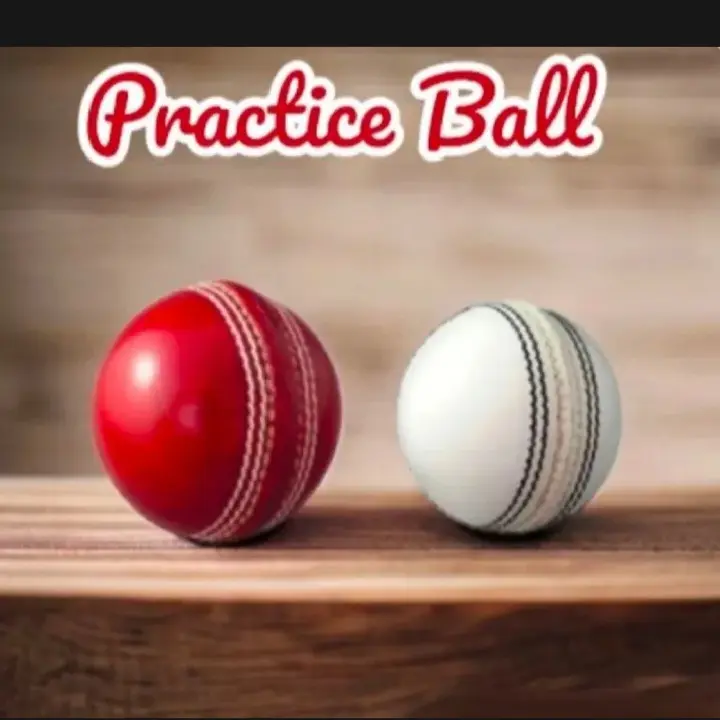 AT Sports Seyals Practice ball, Sports Soft Rubber Cricket Training Practicing Hard Ball, Indoor practice ball (White)