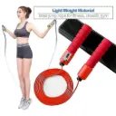 AT Sports Adjustable Jump Rope With Counter And Comfortable Handles