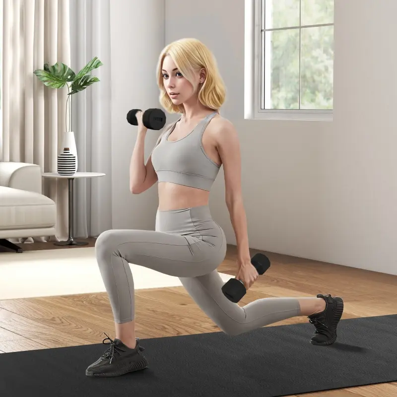 MG Fitness Premium Quality dumbbells set 2 kg for women for home gym