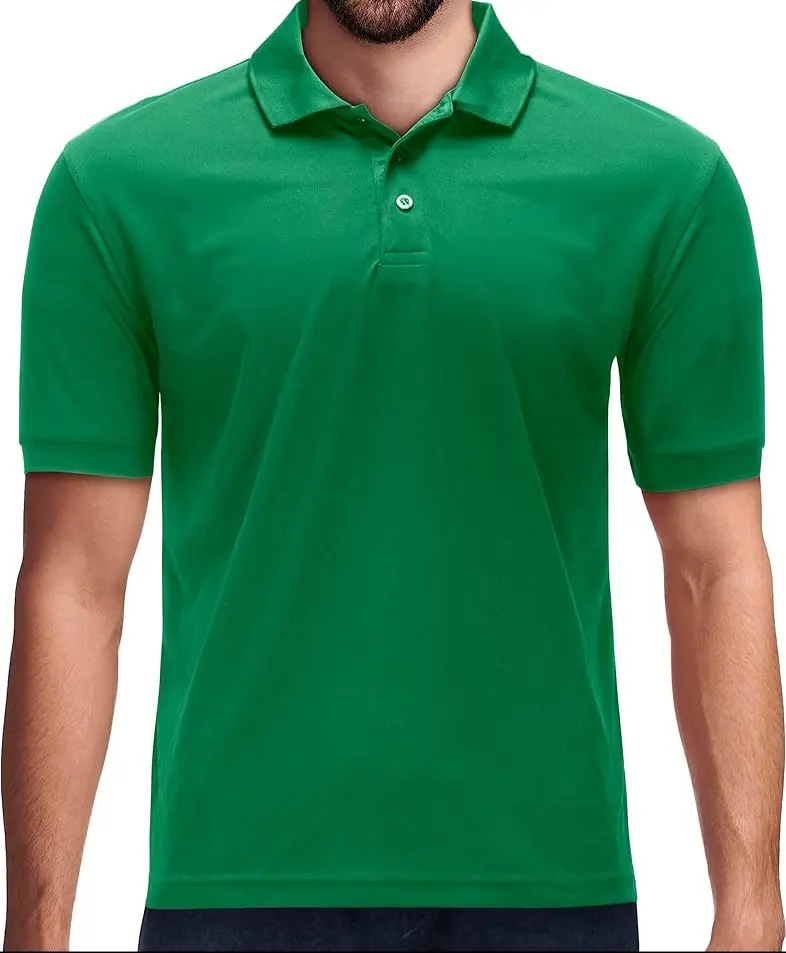 Green Half Sleeve Polo Tshirt (S)